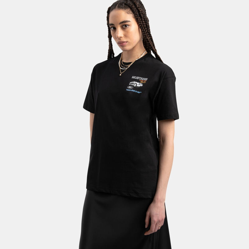 T-shirt Speedy Tee Mustang, nero/multicolor