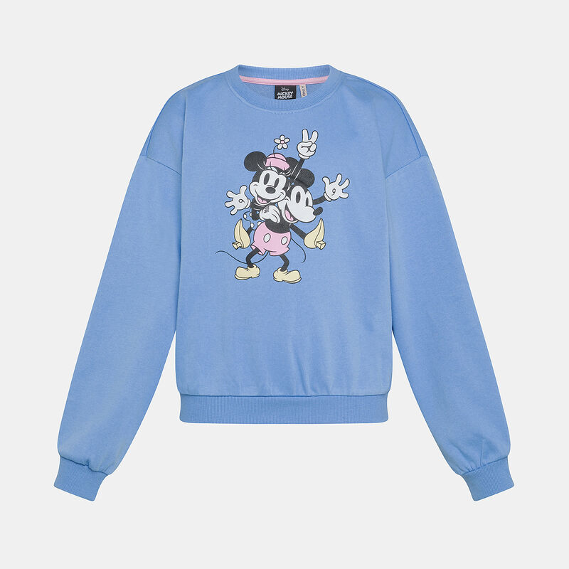 Felpa Only Mickey Mouse ragazzi, celeste/multicolor