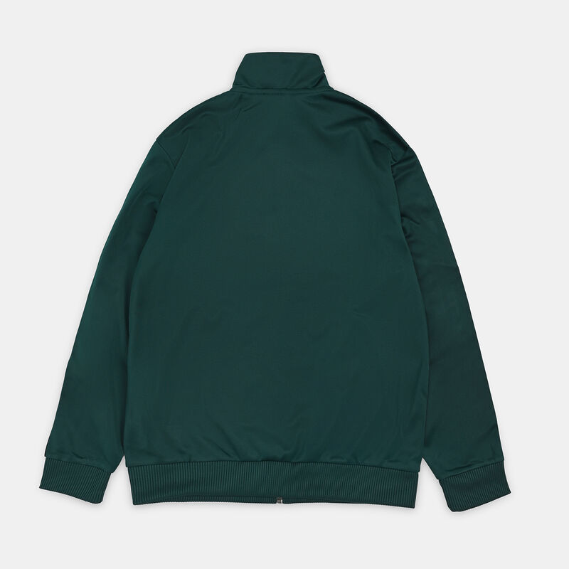 Felpa con zip adidas adicolor Firebird ragazzi, verde/nero