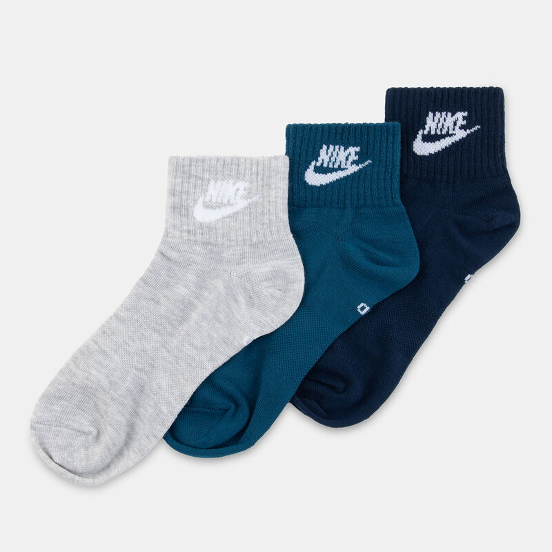 Calzini Nike Sportswear Everyday Essential (3 paia), blu/azzurro/grigio