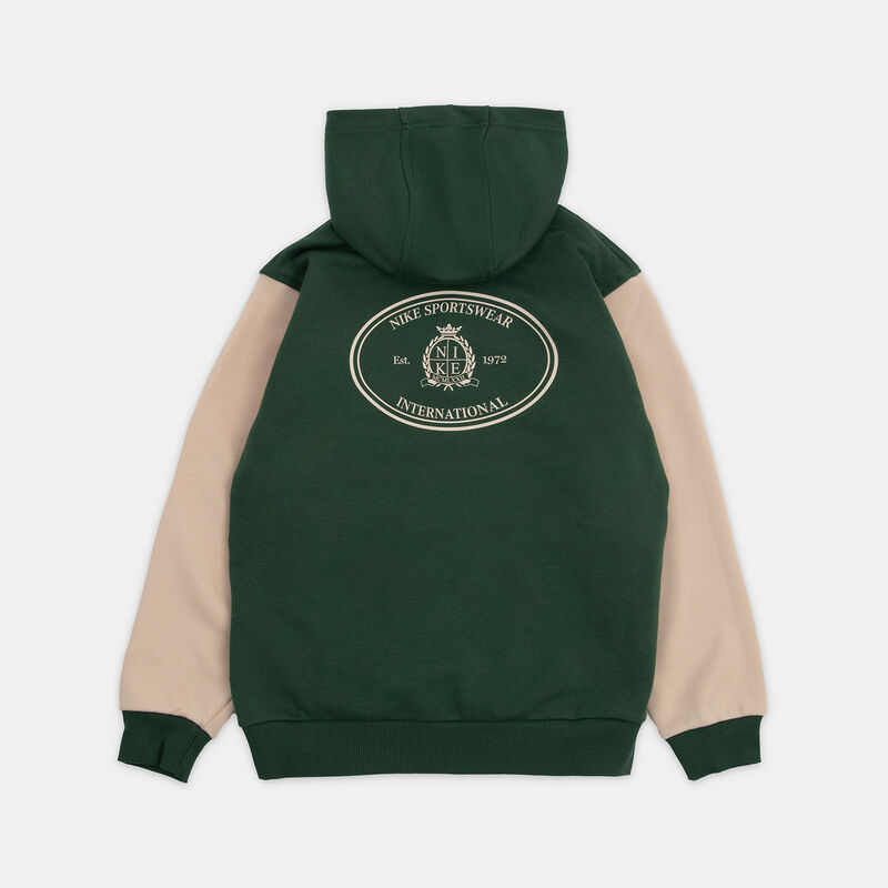 Felpa Nike Sportswear Club Rules ragazzi, verde/beige