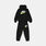 Completo Nike Club Chenille bambini, nero/bianco/giallo