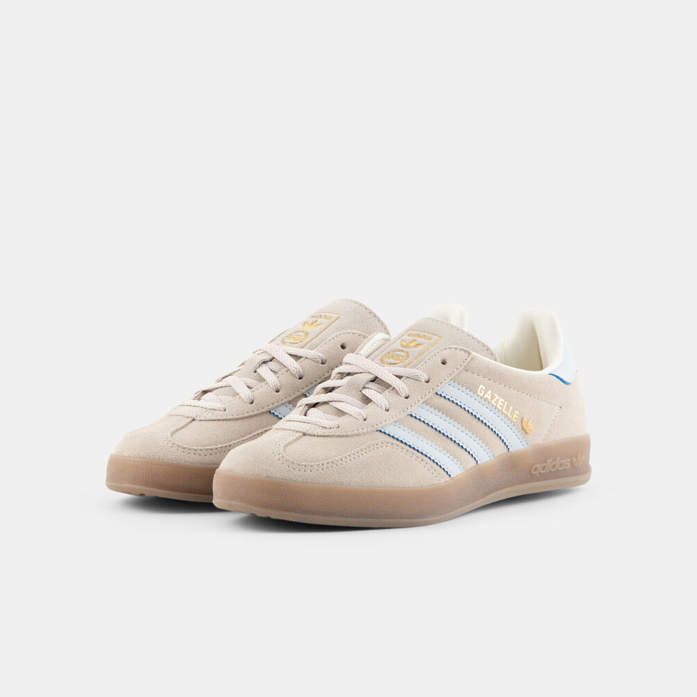 adidas Gazelle Indoor, beige/azzurro