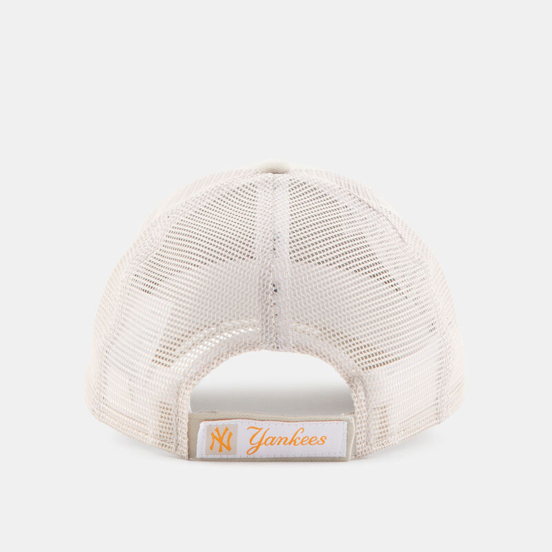 Cappellino New Era 9FORTY Trucker New York Yankees MLB Mini Logo bambini, beige/arancione