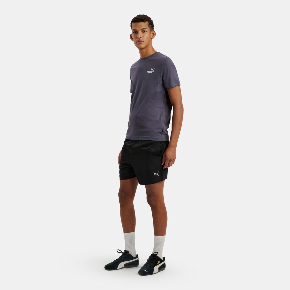 Short Puma Essentials Woven, nero/bianco