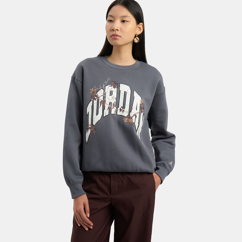 Felpa Jordan Brooklyn Fleece Realtree, grigio/bianco/marrone