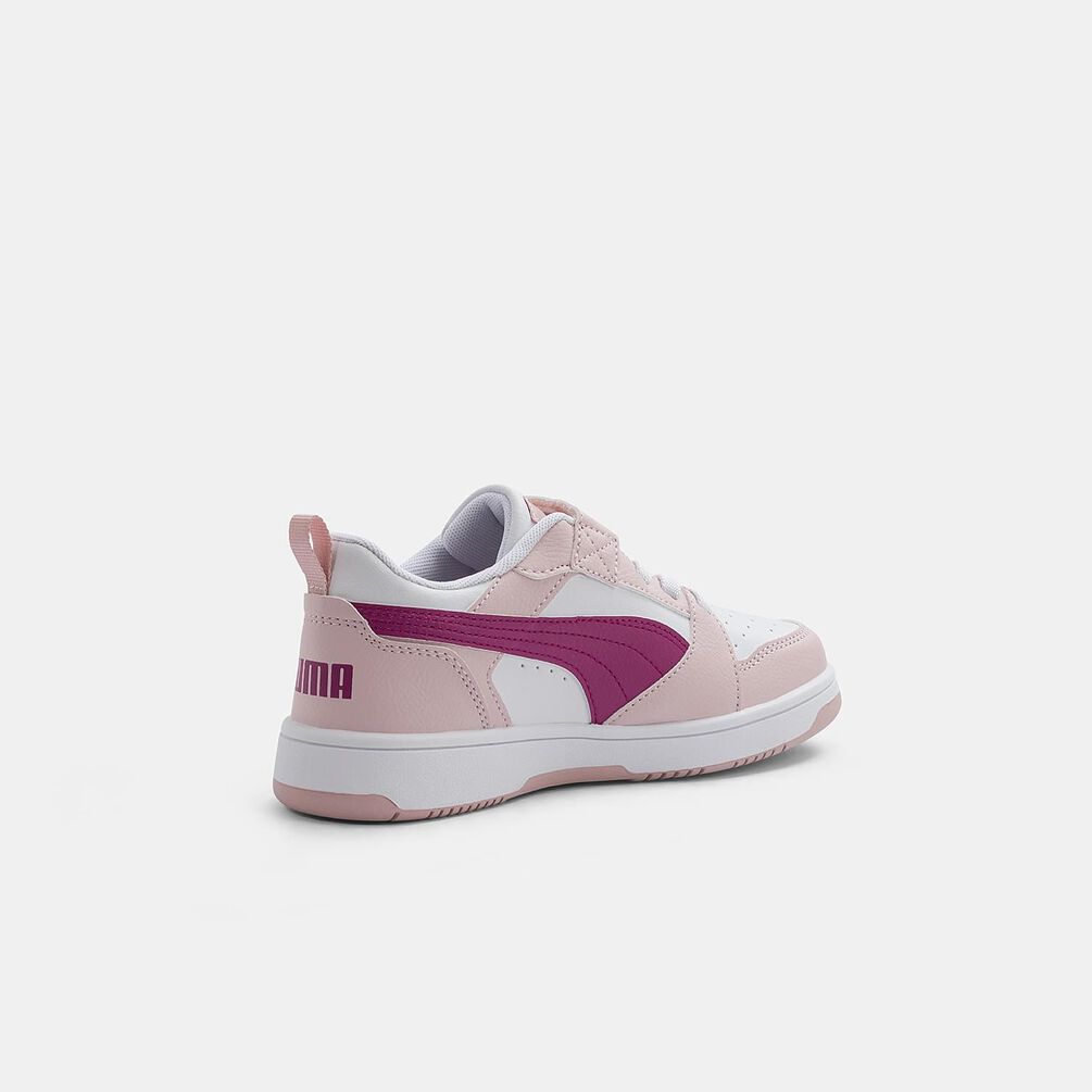 Puma Rebound V6 Lo, rosa/bianco/viola