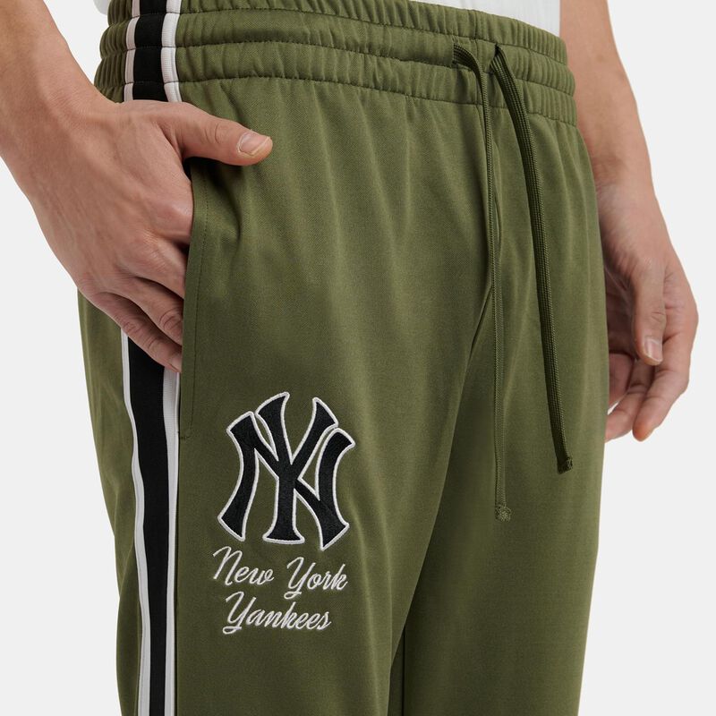 Pantaloni New Era MLB Track SMU, verde/nero/bianco