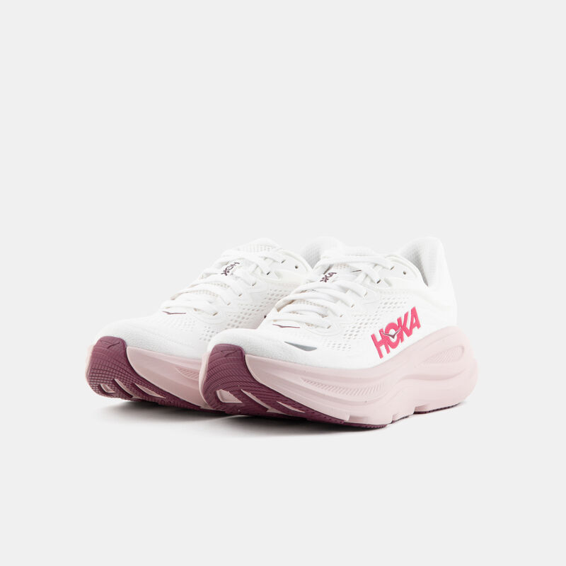 Hoka Bondi 9, bianco/rosa