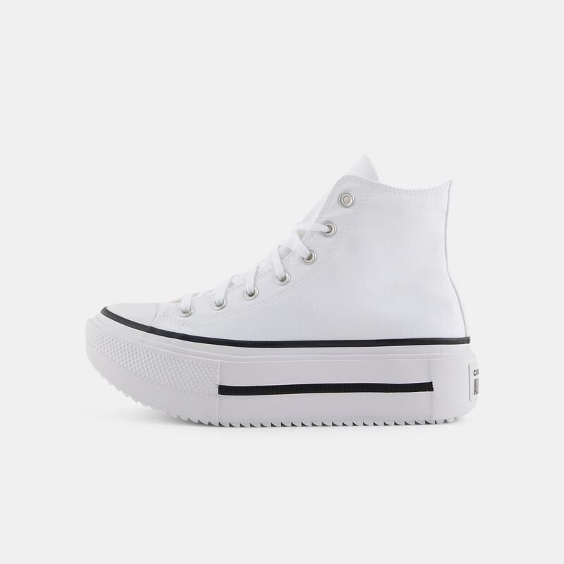 Converse Chuck Taylor All Star Lift Double Stack, bianco/nero