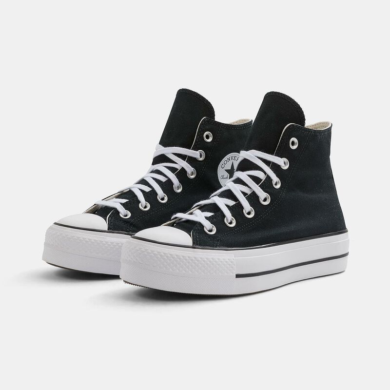 Converse Chuck Taylor All Star Lift, nero/bianco