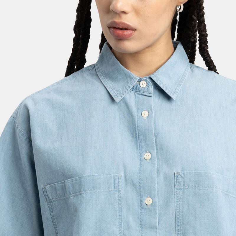 Camicia Levi's Harlie Cropped, azzurro