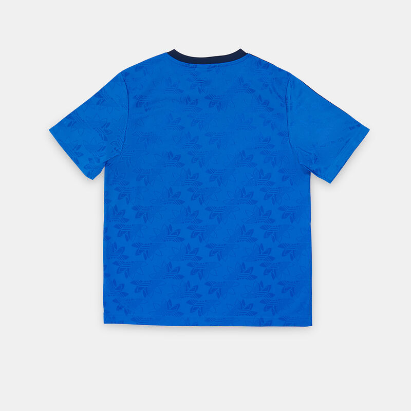 T-shirt adidas Football Tee ragazzi, blu/nero/bianco