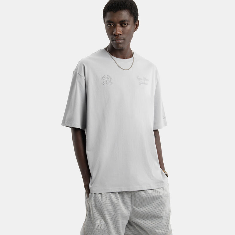 T-shirt New Era New York Yankees MLB Tonal Pack SMU, grigio
