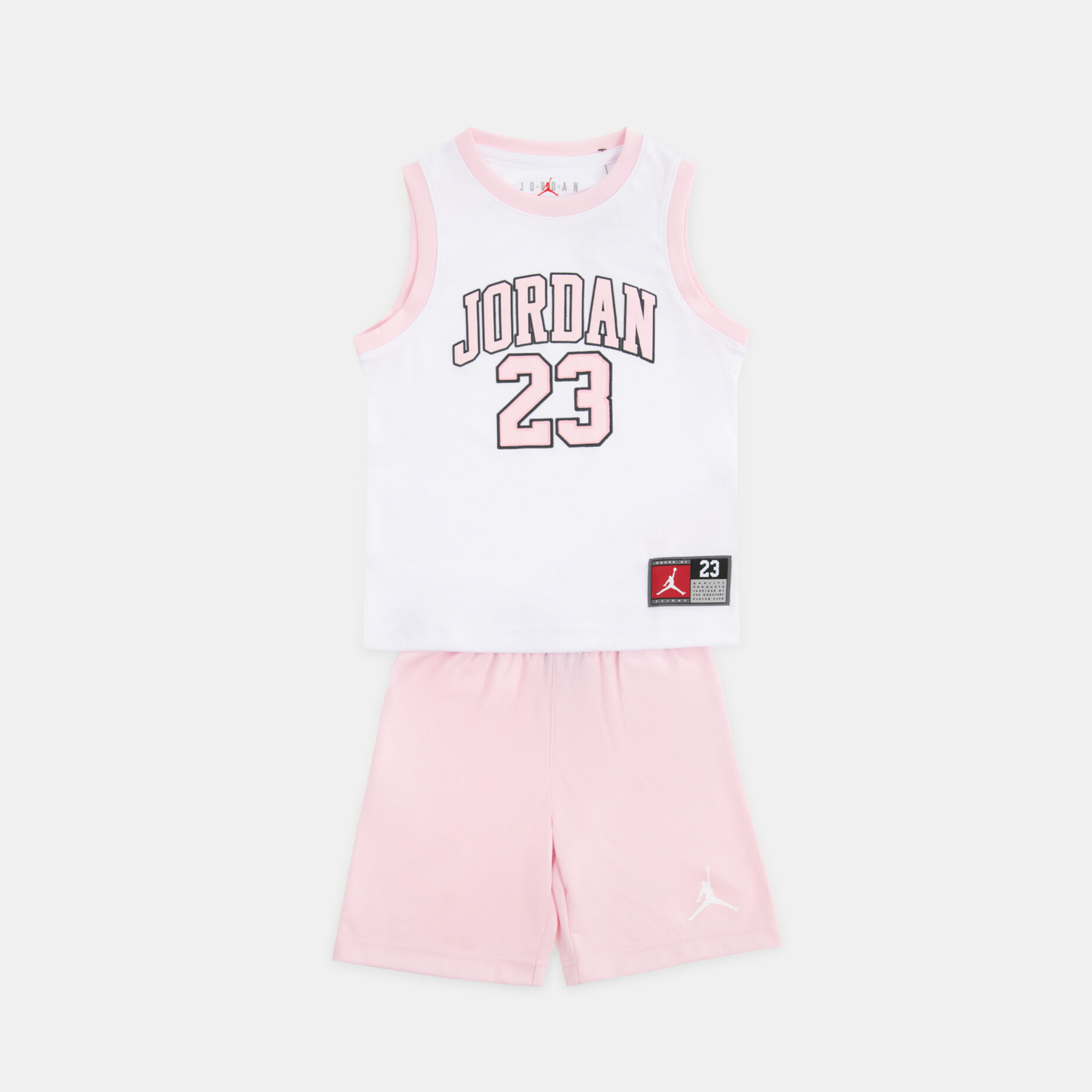 Completo Jordan 23 bambini, rosa/bianco