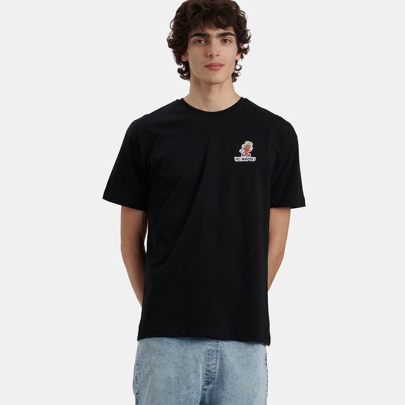 T-shirt VRL City Tee Napoli, nero