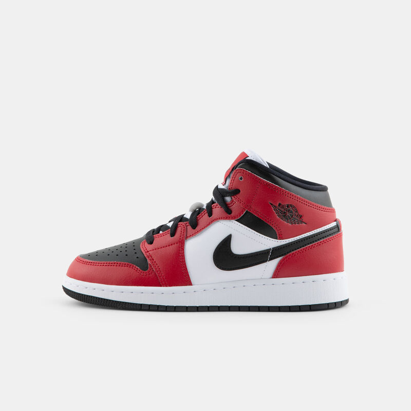 Air Jordan 1 Mid Chicago Black Toe (GS), rosso/nero/bianco