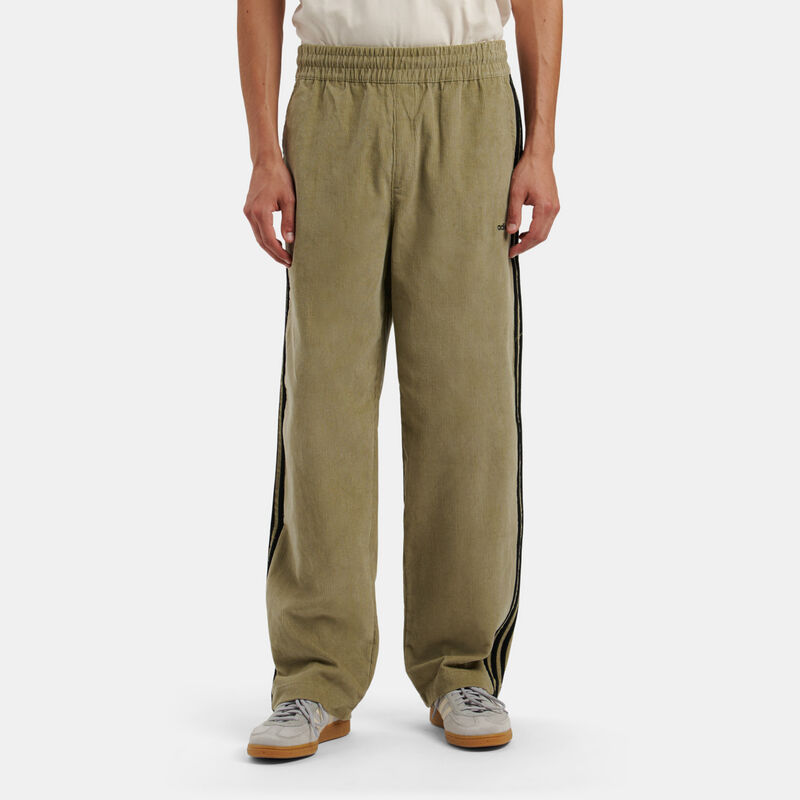 Pantaloni adidas Corduroy, beige/nero