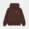 Felpa Jordan Brooklyn Fleece ragazzi, marrone/bianco