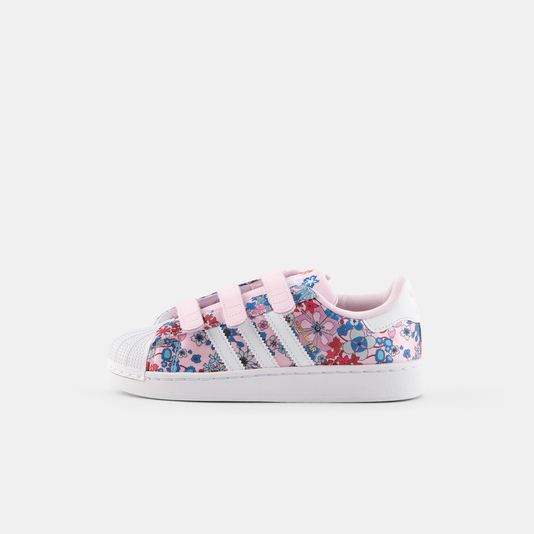 adidas Superstar II x Liberty London, rosa/bianco/multicolor