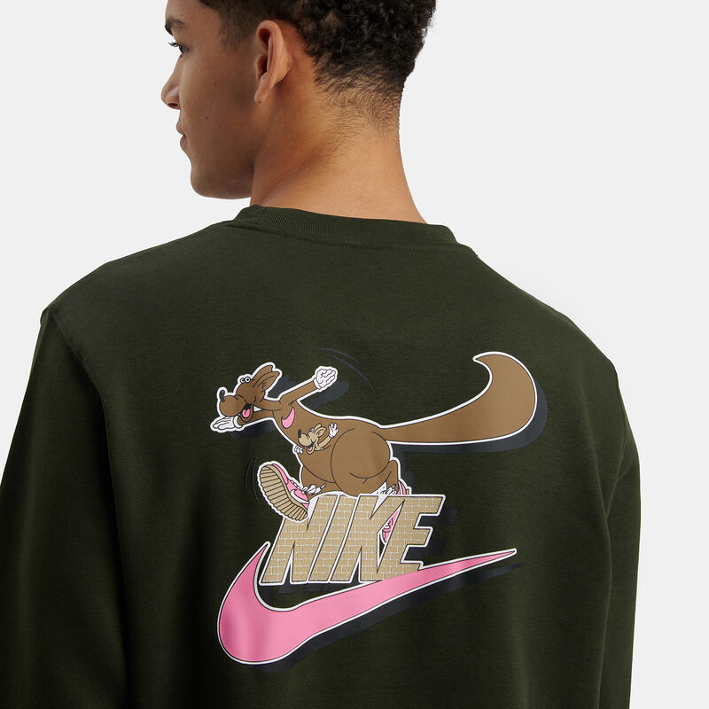 Felpa Nike Sportswear Club Neo, verde/fucsia/marrone
