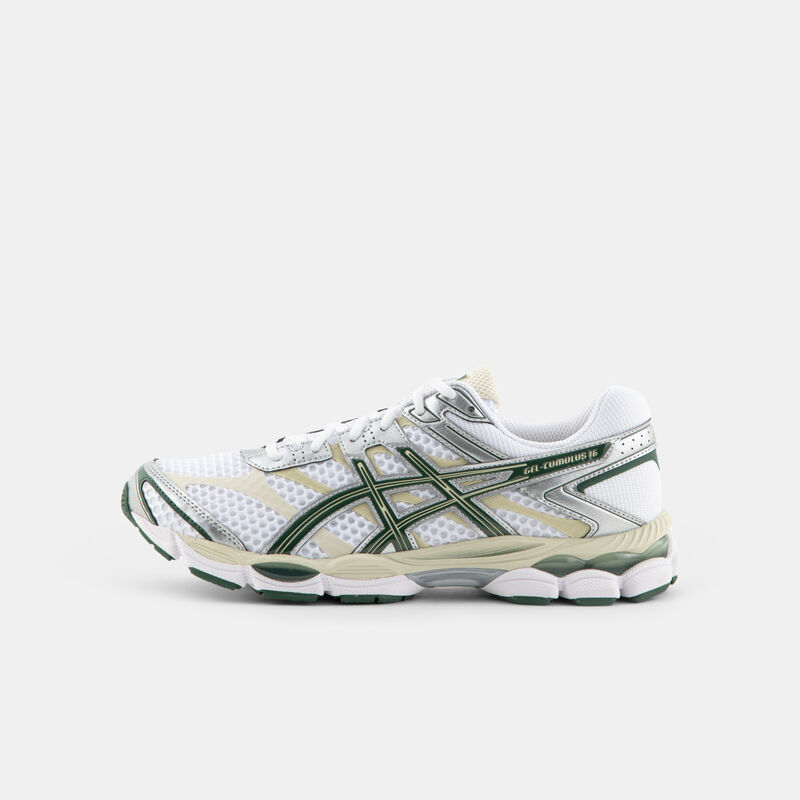 Asics Gel-Cumulus 16, bianco/verde/beige