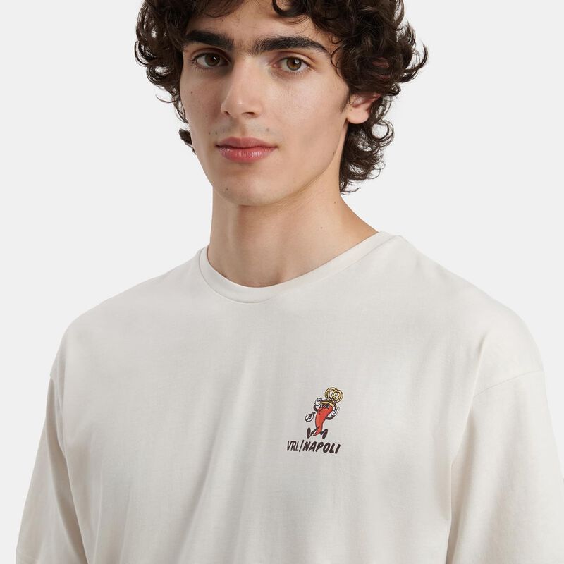T-shirt VRL City Tee Napoli, bianco