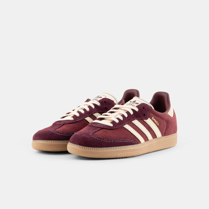 adidas Samba OG, bordeaux/beige