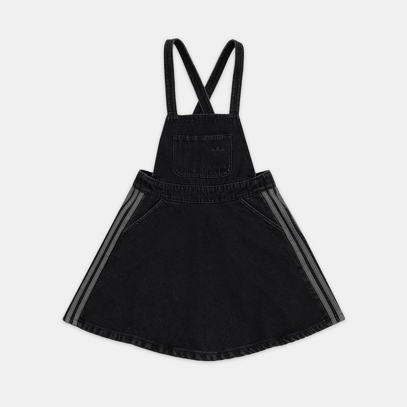 Salopette adidas Dungarees Denim ragazzi, nero