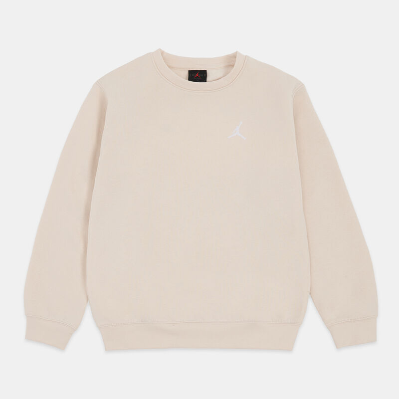 Felpa Jordan Brooklyn Fleece ragazzi, beige/bianco