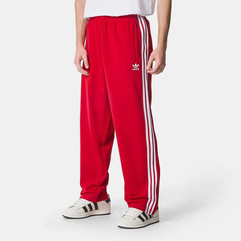 Pantaloni adidas Track adicolor Classics Firebird, rosso/bianco
