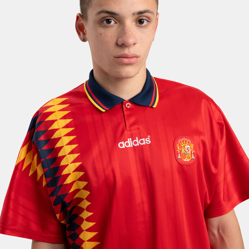 T-shirt adidas Home Spagna 1994, rosso/giallo/blu