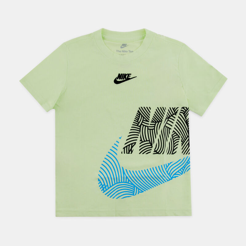 T-shirt Nike In The Zone bambini, giallo/nero/blu