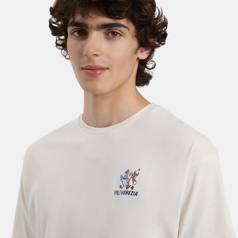 T-shirt VRL City Tee Venezia, bianco