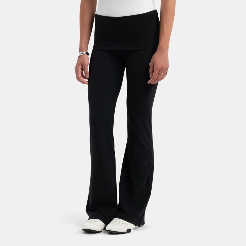 Leggings Nike Sportswear Chill Knit, nero/bianco