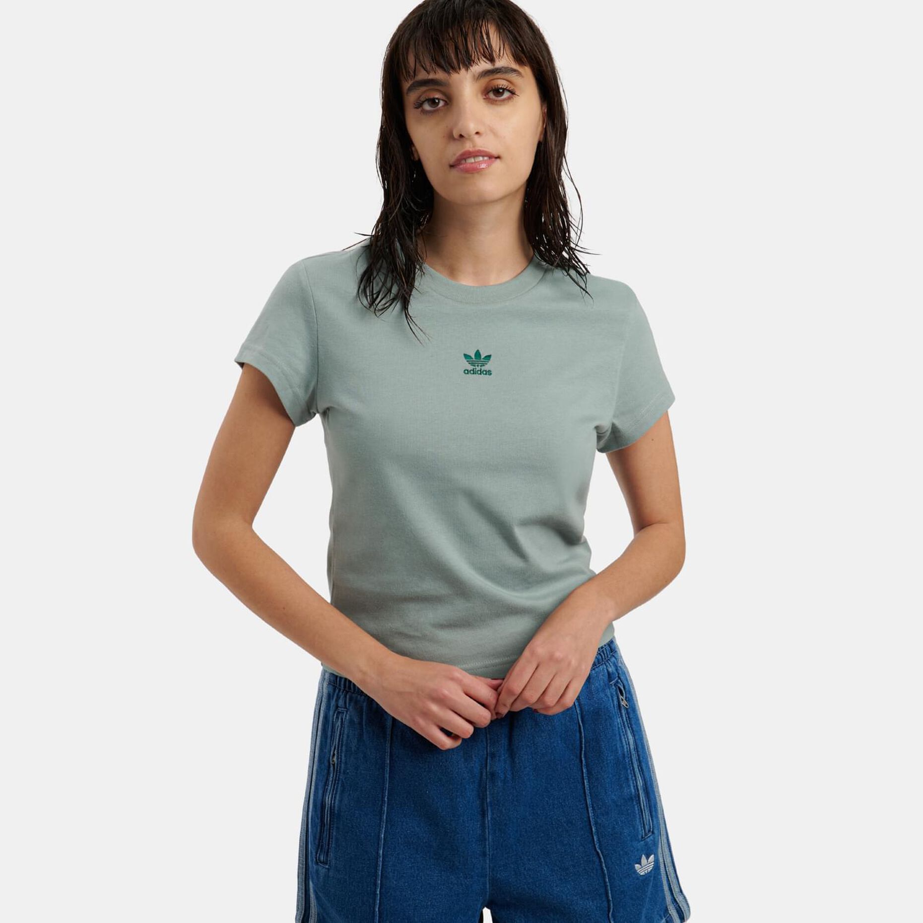 T-shirt adidas Essentials Slim, verde