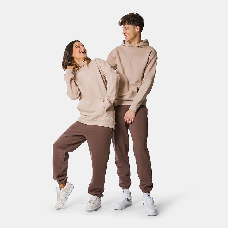 Felpa Speedy Fleece AW LAB Small Logo, beige
