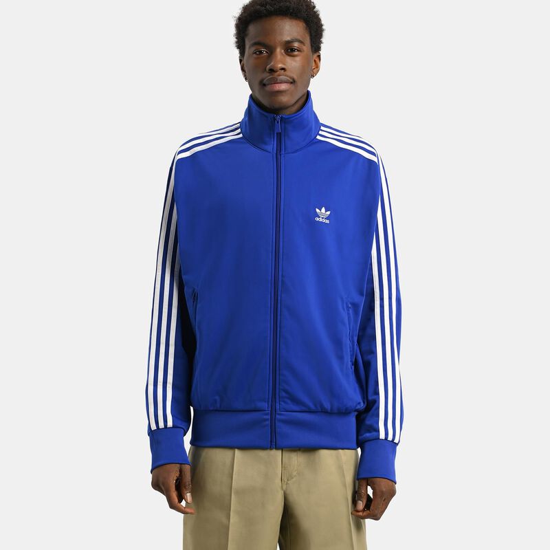 Felpa con zip adidas Track top adicolor Classics Firebird, blu/bianco