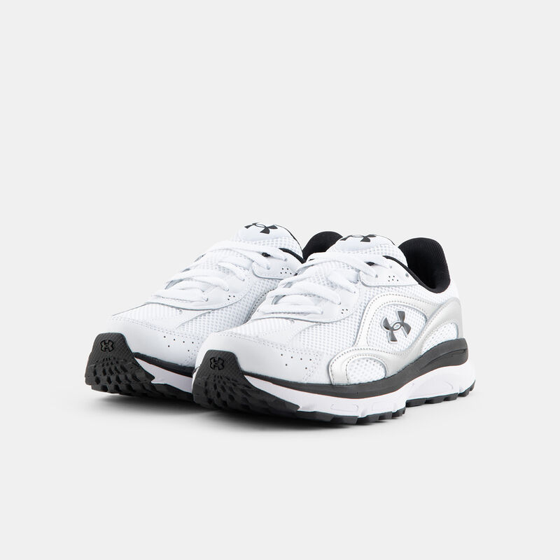 Under Armour Tech Runner, bianco/nero/argento
