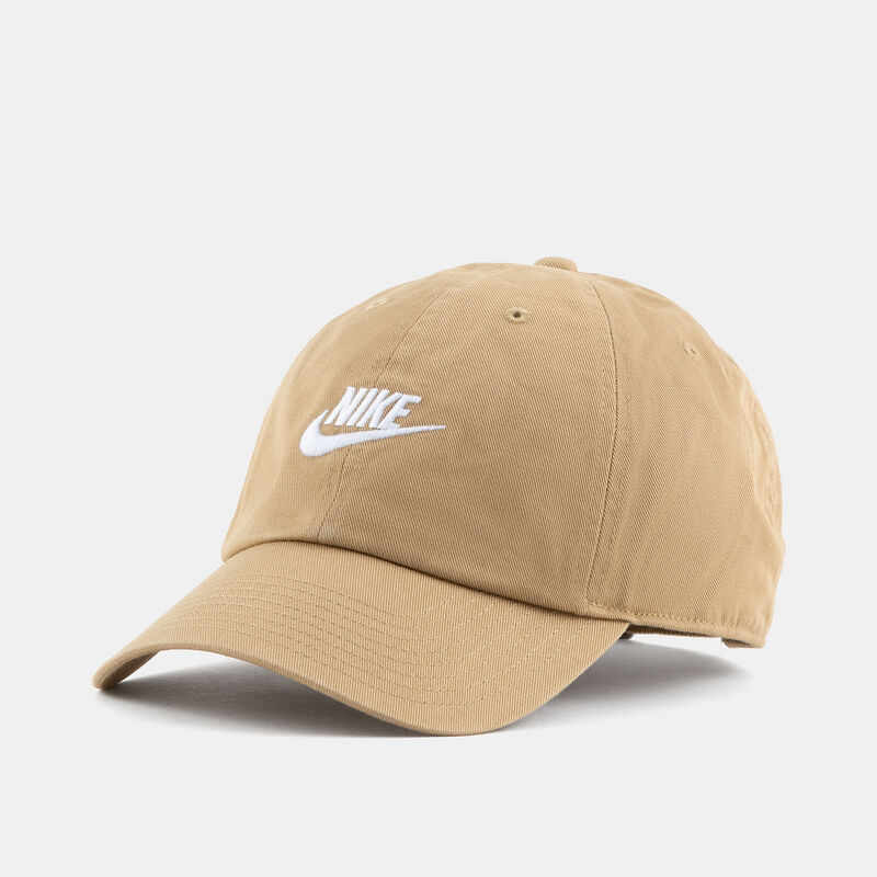 Cappellino Nike Club Unstructured Futura Wash, beige/bianco