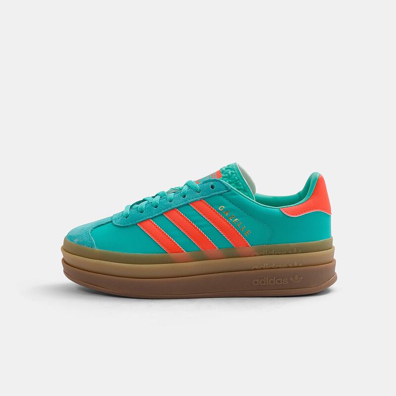 adidas Gazelle Bold, celeste/arancione/marrone