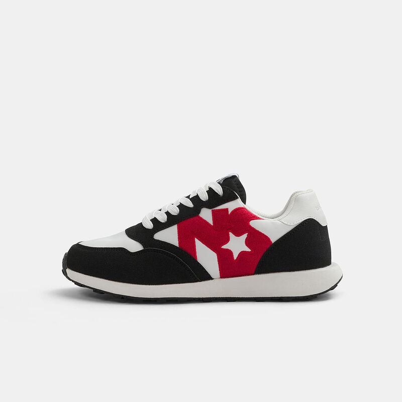 North Star Retro Stellar, bianco/nero/rosso