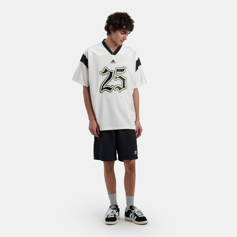 T-shirt adidas Football, bianco/nero/oro