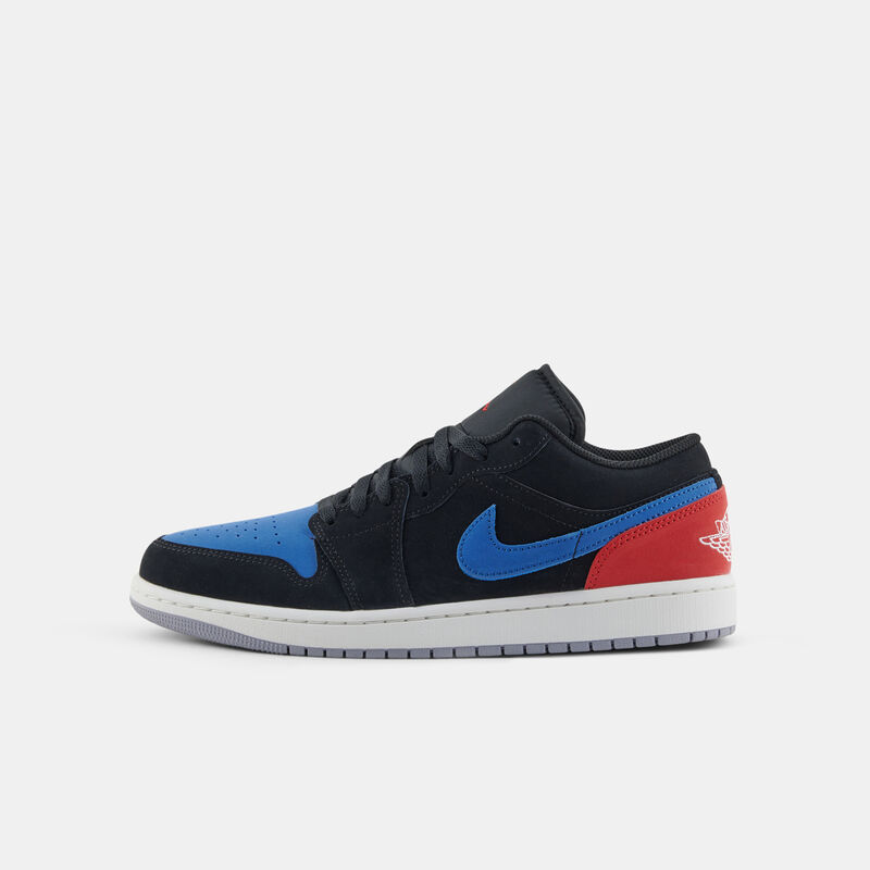 Air Jordan 1 Low Mixes Royal and Chicago Colors, nero/blu/rosso