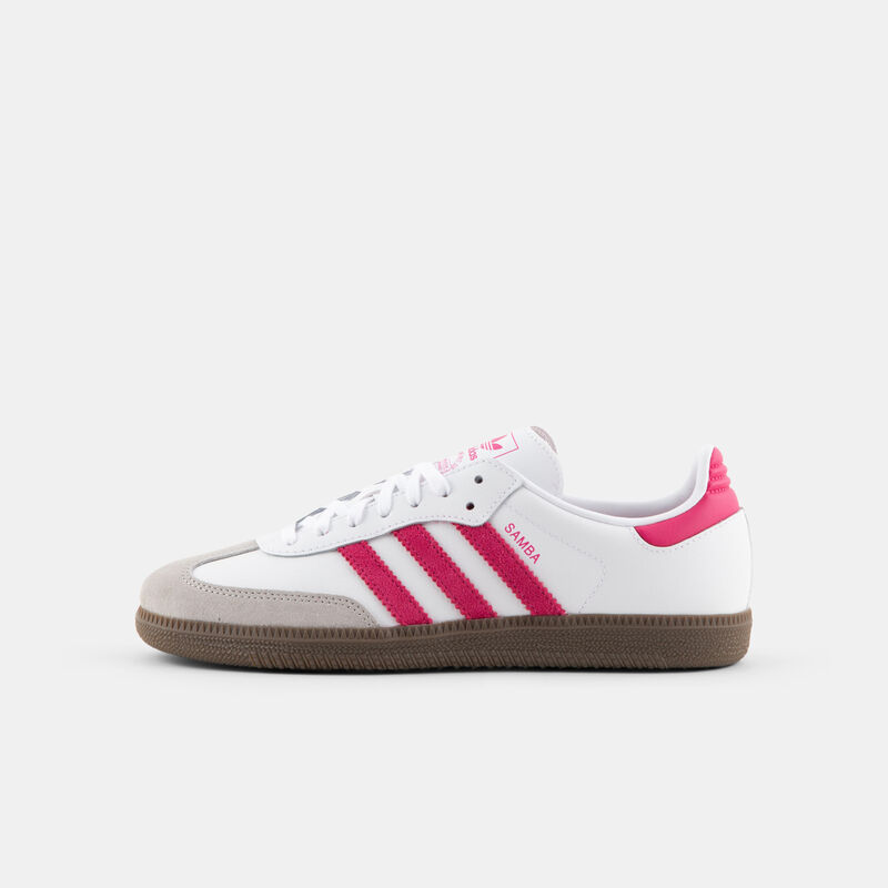 adidas Samba OG, bianco/fucsia