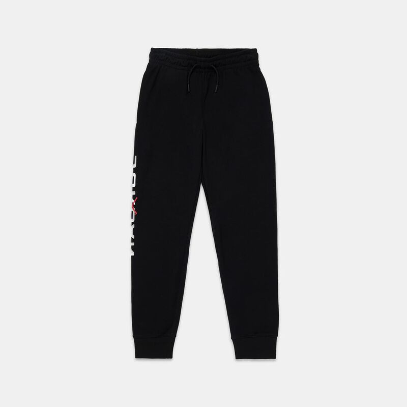 Pantaloni Jordan Essentials ragazzi, nero/bianco/rosso