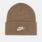 Berretto Nike Peak Tall Cuff Futura, beige/bianco