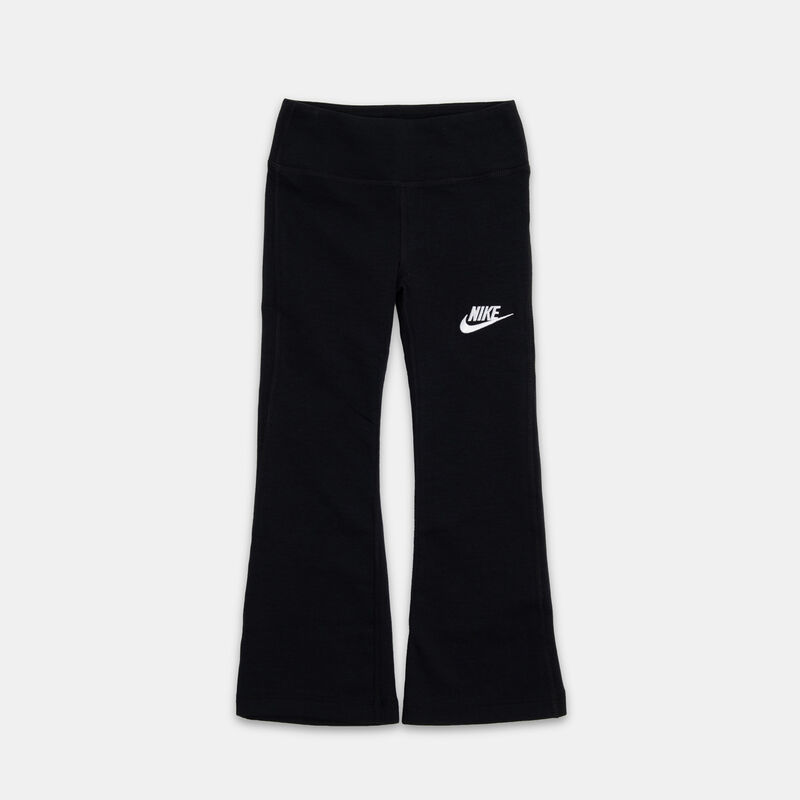 Leggings Nike Sportswear Flare bambini, nero/bianco