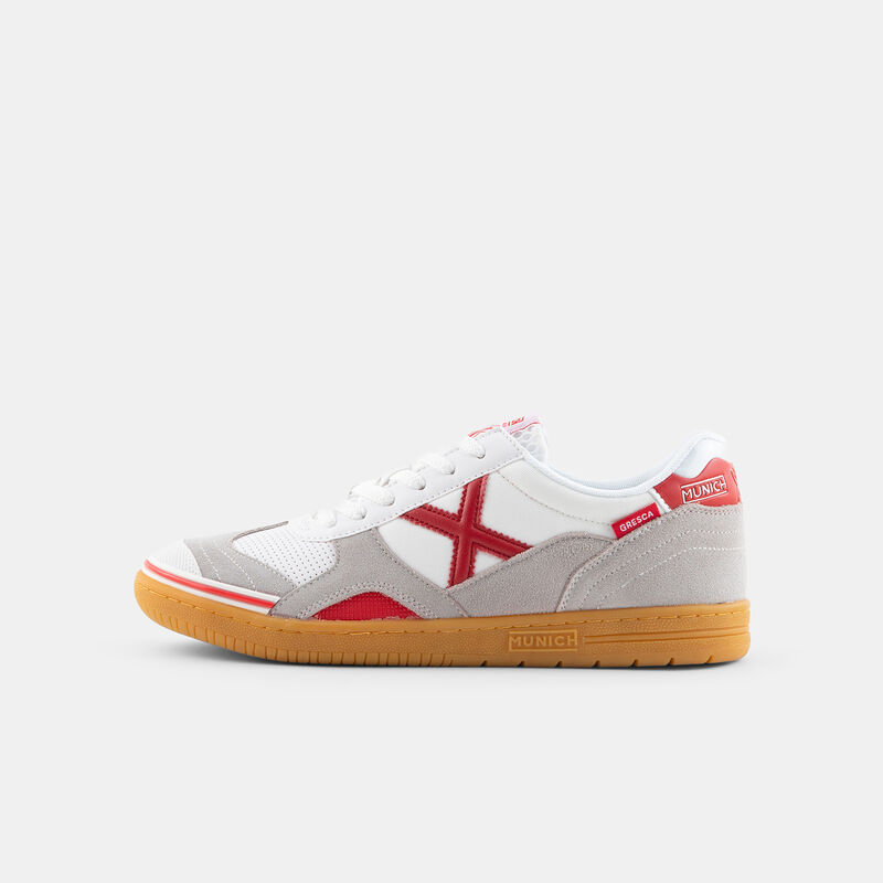 Munich Gresca XLS, bianco/grigio/rosso