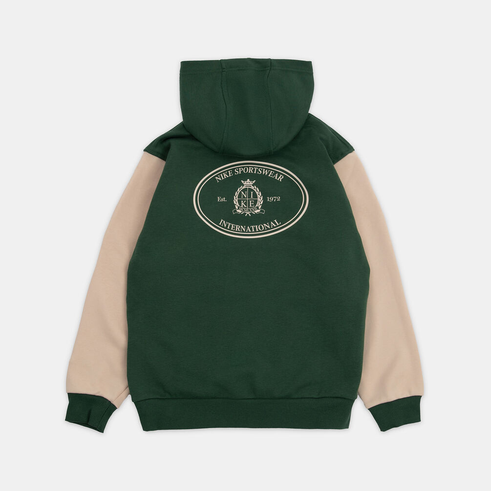 Felpa Nike Sportswear Club Rules ragazzi, verde/beige